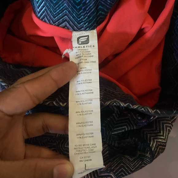 Fabletics Olesia Shorts Ravenna Print Desert Rose - Picture 7 of 7